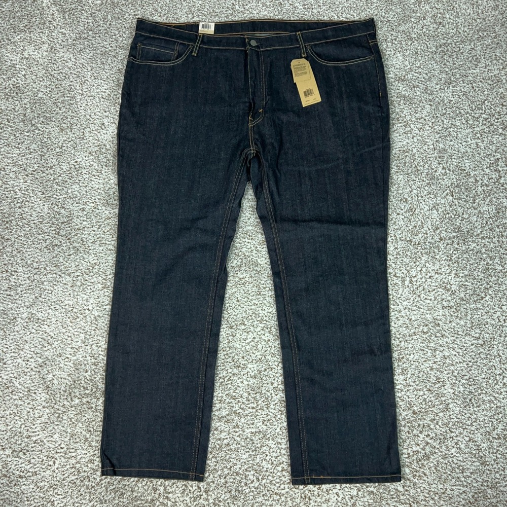 Levis Jeans Mens 48x32 Blue 541 Athletic Taper Stretch Denim Dark Wash Big Tall